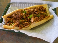 Italian Cheesesteak (with green peppers, mushrooms, & onions)